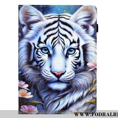 Läderskal Fodral Samsung Galaxy Tab S11 Tigern