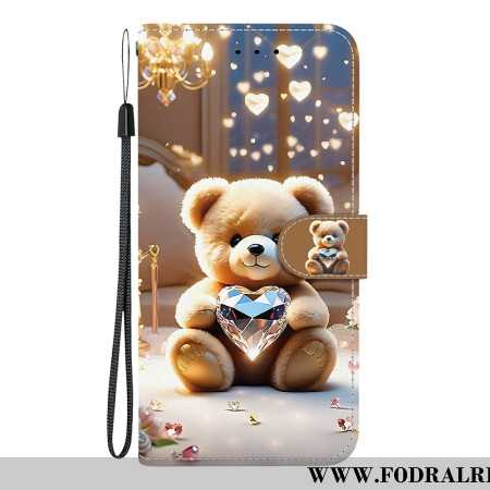 Läderskal Fodral Sony Xperia 10 Vii Diamantbjörn