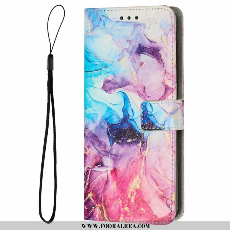 Läderskal Fodral Xiaomi 15 Pro Marmoreffekt