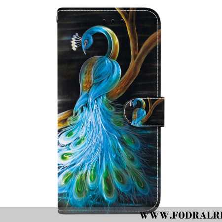 Läderskal Fodral Xiaomi 15 Ultra Påfågel