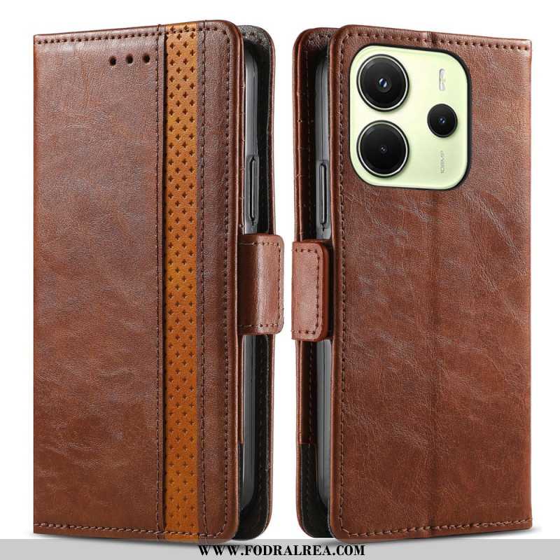 Läderskal Fodral Xiaomi Redmi Note 14 4g Caseneo Rfid-blockering