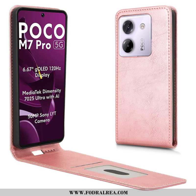 Läderskal Fodral Xiaomi Redmi Note 14 5g Kort Hållare