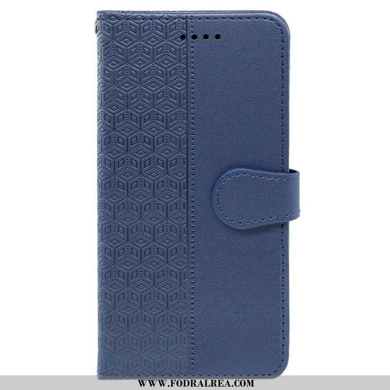 Läderskal Fodral Xiaomi Redmi Note 14 Pro 4g Kuberkant Och Rem