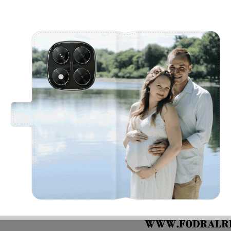 Läderskal Fodral Xiaomi Redmi Note 14 Pro 5g Anpassad