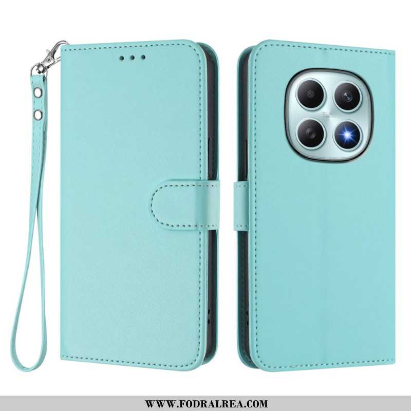 Läderskal Fodral Xiaomi Redmi Note 15 5g Konstläder