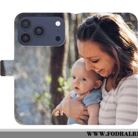 Läderskal Fodral iPhone 17 Pro Anpassad