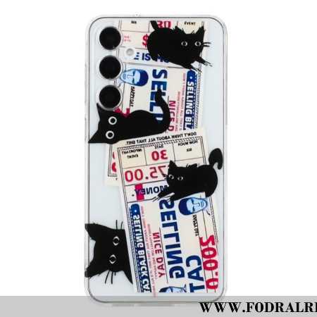 Skal För Samsung Galaxy A17 4g / 5g 4 Svarta Katter