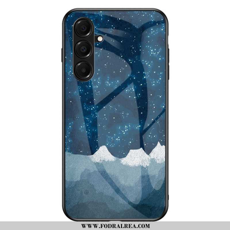 Skal För Samsung Galaxy A17 4g / 5g Himmelsblått Härdat Glas