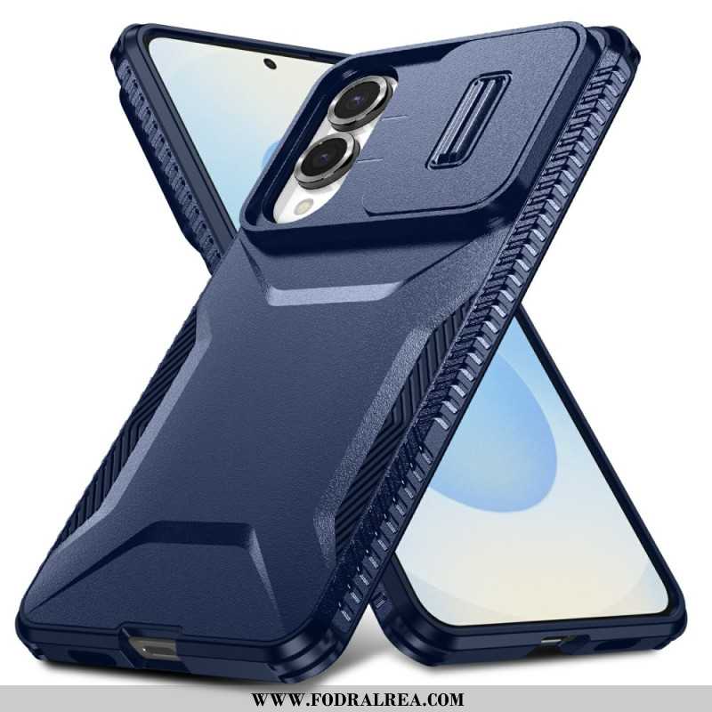 Skal För Samsung Galaxy S25 5g Edge Robust Metalleffekt