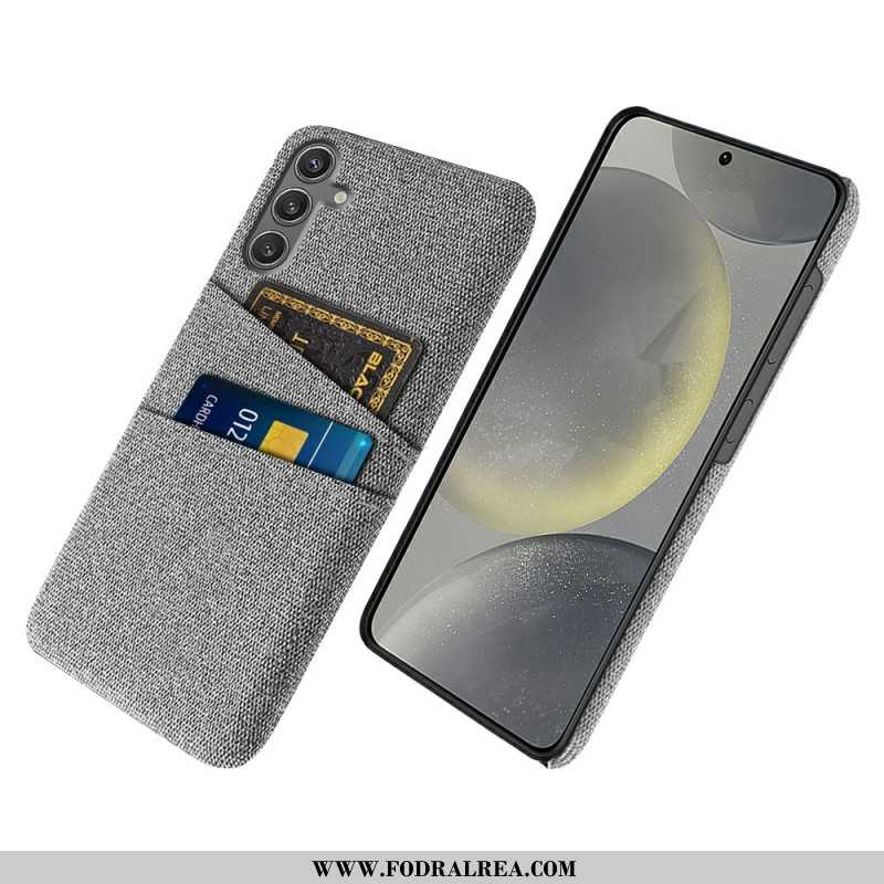 Skal För Samsung Galaxy S25 5g Korthållare I Tyg