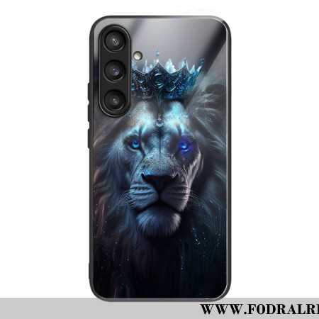 Skal För Samsung Galaxy S25 5g Kronlejon I Härdat Glas