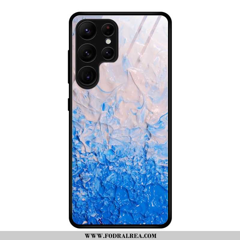 Skal För Samsung Galaxy S25 Ultra 5g Härdat Glas Marmor