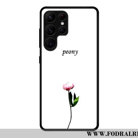 Skal För Samsung Galaxy S25 Ultra 5g Med Pionmönster