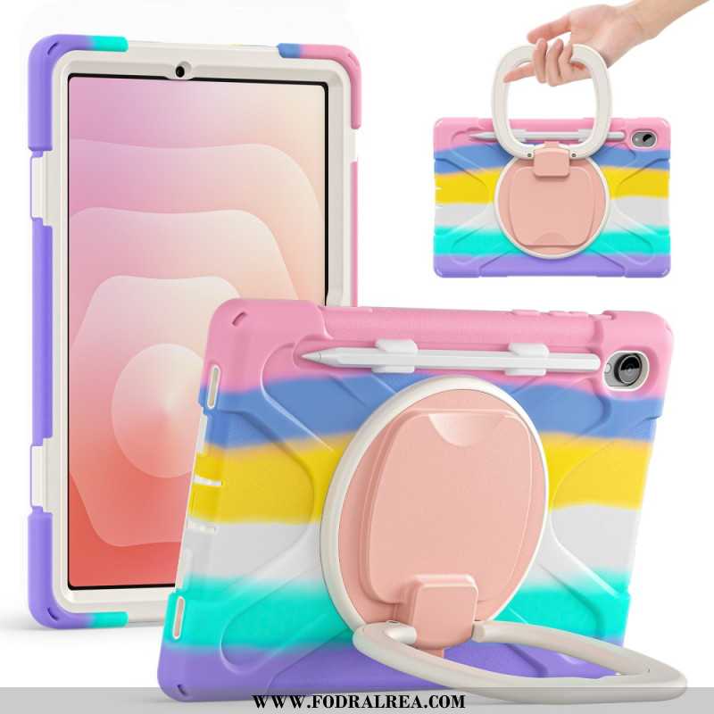 Skal För Samsung Galaxy Tab S11 Trippelskydd Med Ringhållare