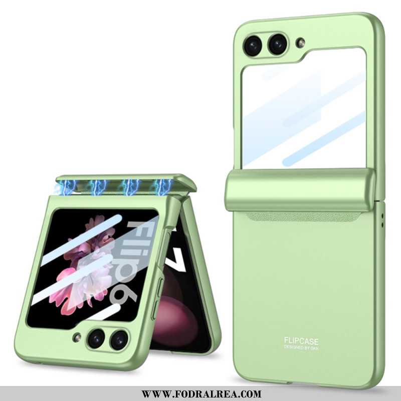 Skal För Samsung Galaxy Z Flip 7 Fe Gkk Magnetiskt Gångjärn Och Litet Skärmskydd