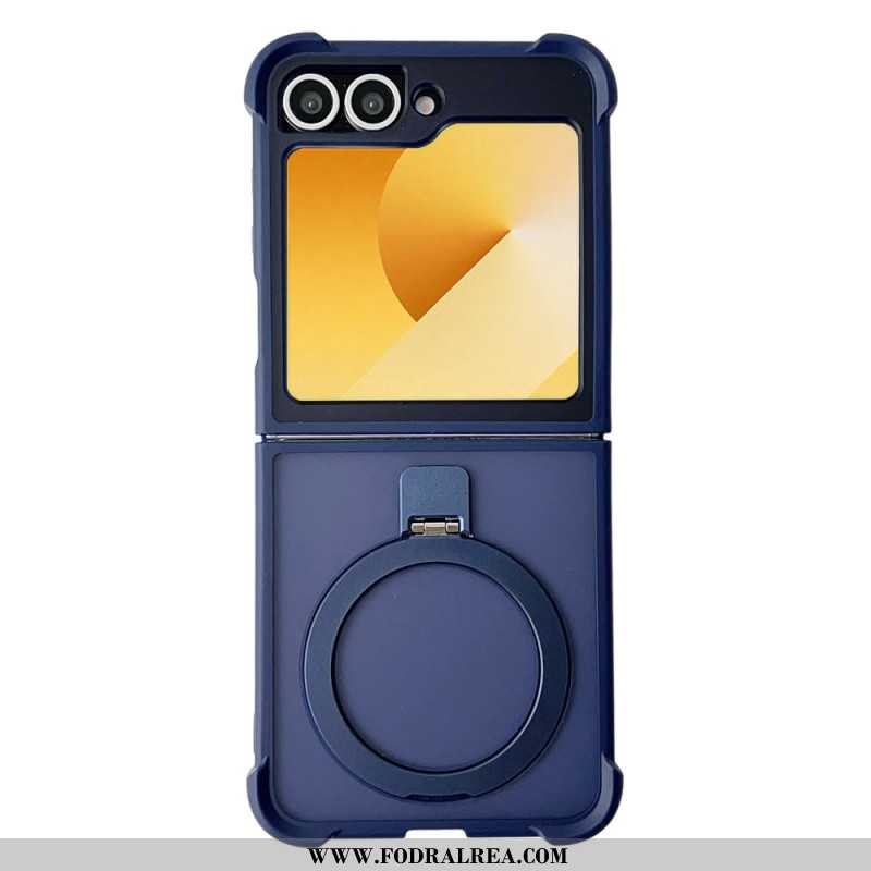 Skal För Samsung Galaxy Z Flip 7 Fe Inbyggt Magnetiskt Stativ
