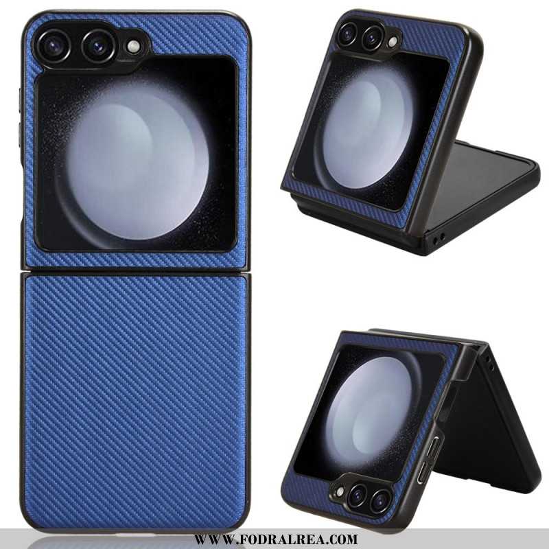 Skal För Samsung Galaxy Z Flip 7 Fe Kolfiberstruktur