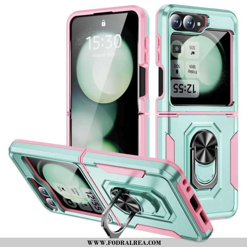 Skal För Samsung Galaxy Z Flip 7 Fe Robust Med Ringstativ