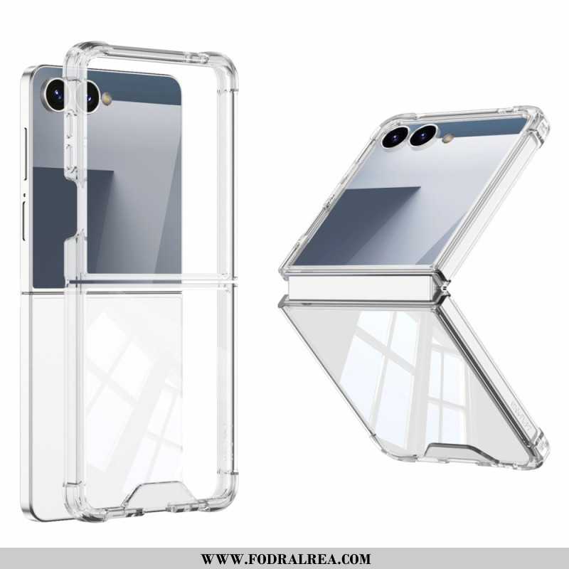 Skal För Samsung Galaxy Z Flip 7 Gkk Metallic Style Fälg