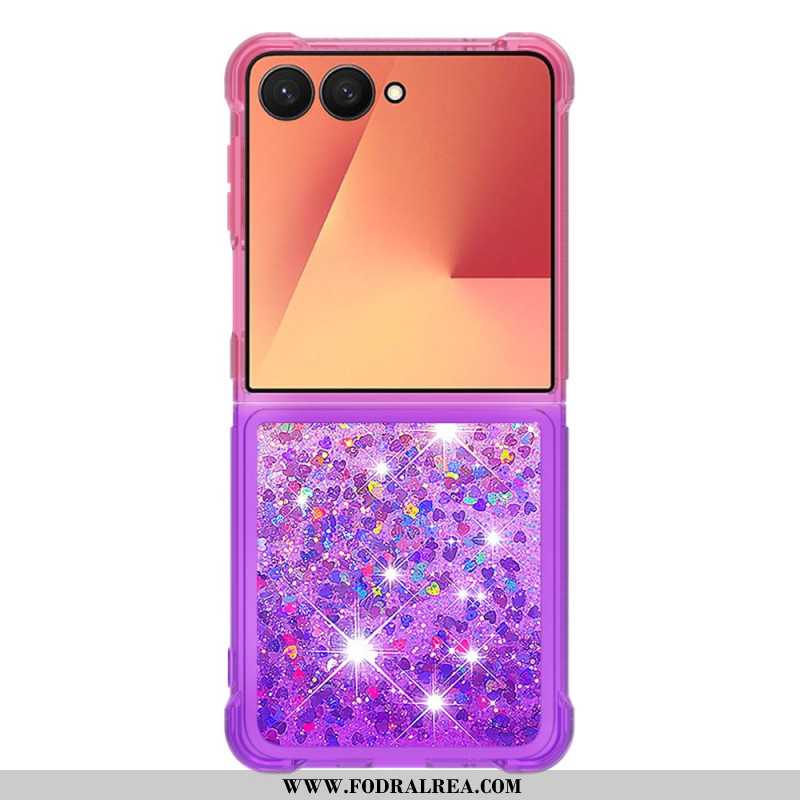 Skal För Samsung Galaxy Z Flip 7 Tonade Paljetter