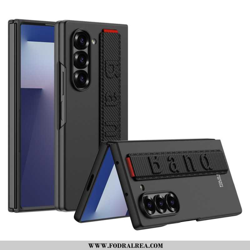 Skal För Samsung Galaxy Z Fold 7 Hybrid Med Rem