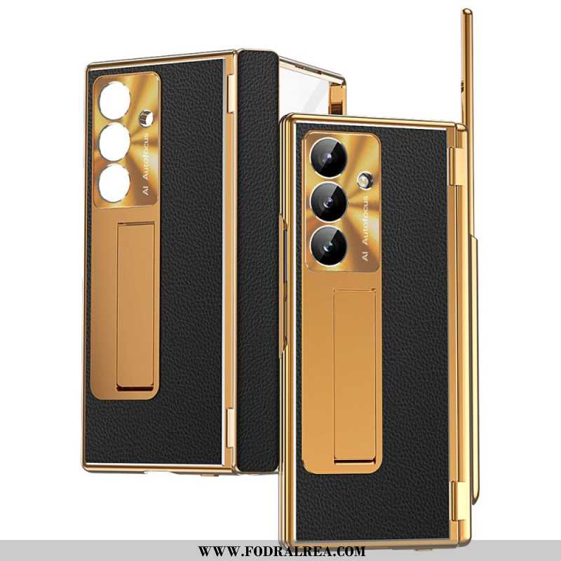 Skal För Samsung Galaxy Z Fold 7 Premiumdesign Med Gångjärnsskydd