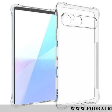 Skal För Sony Xperia 10 Vii Transparent Med Förstärkta Hörn
