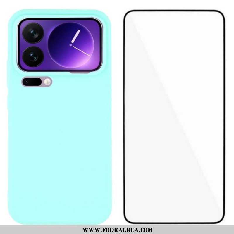 Skal För Xiaomi 17 Pro Max Silikon Med Skärmskydd