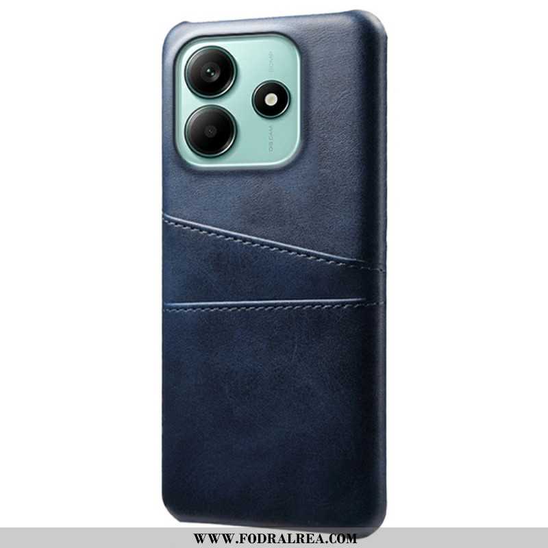 Skal För Xiaomi Redmi Note 14 5g Korthållare Med Lädereffekt