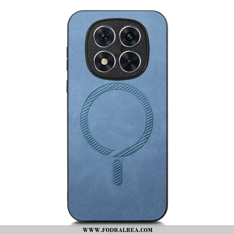 Skal För Xiaomi Redmi Note 14 Pro Plus 5g Magsafe-kompatibel Lädereffekt