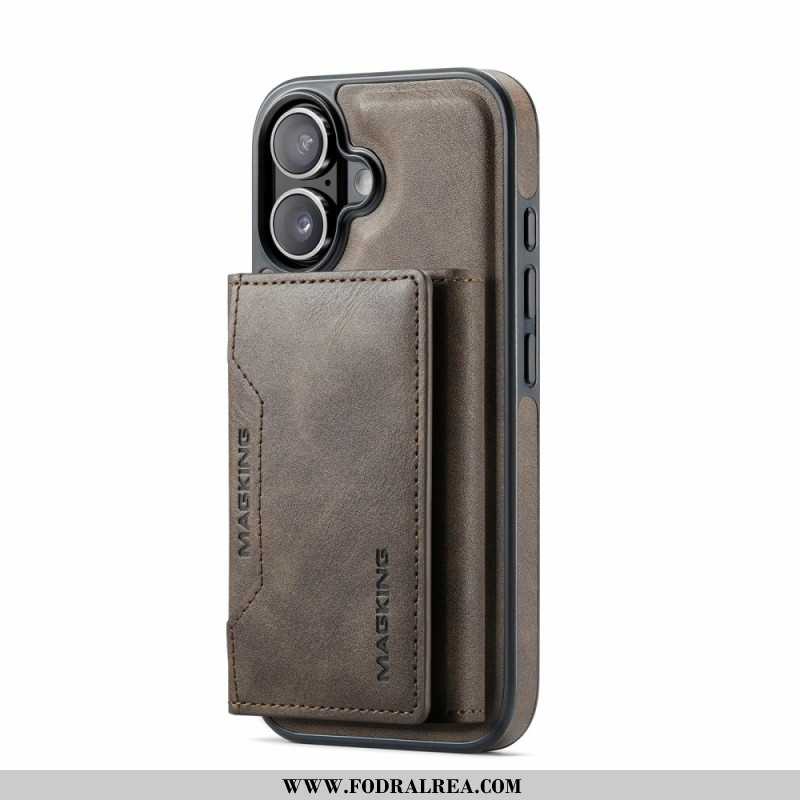 Skal För iPhone 17 Kompatibel Med Magsafe Avtagbar Korthållare Magging