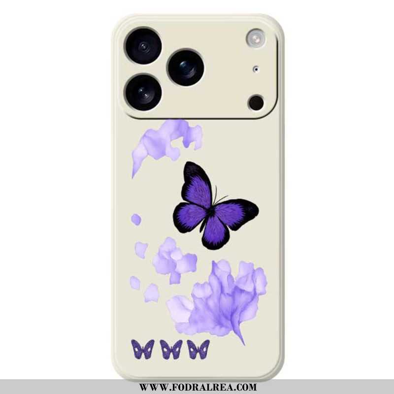 Skal För iPhone 17 Pro Max Fjärilar