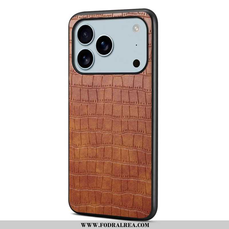 Skal För iPhone 17 Pro Max Krokodilstil