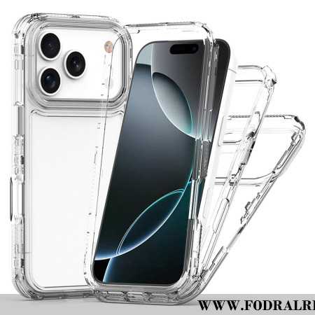 Skal För iPhone 17 Pro Transparent Tre-i-ett