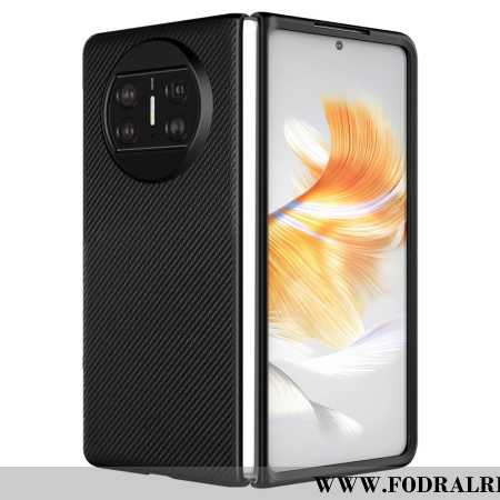 Skal Huawei Mate X3 Telefonfodral Vävt Läder