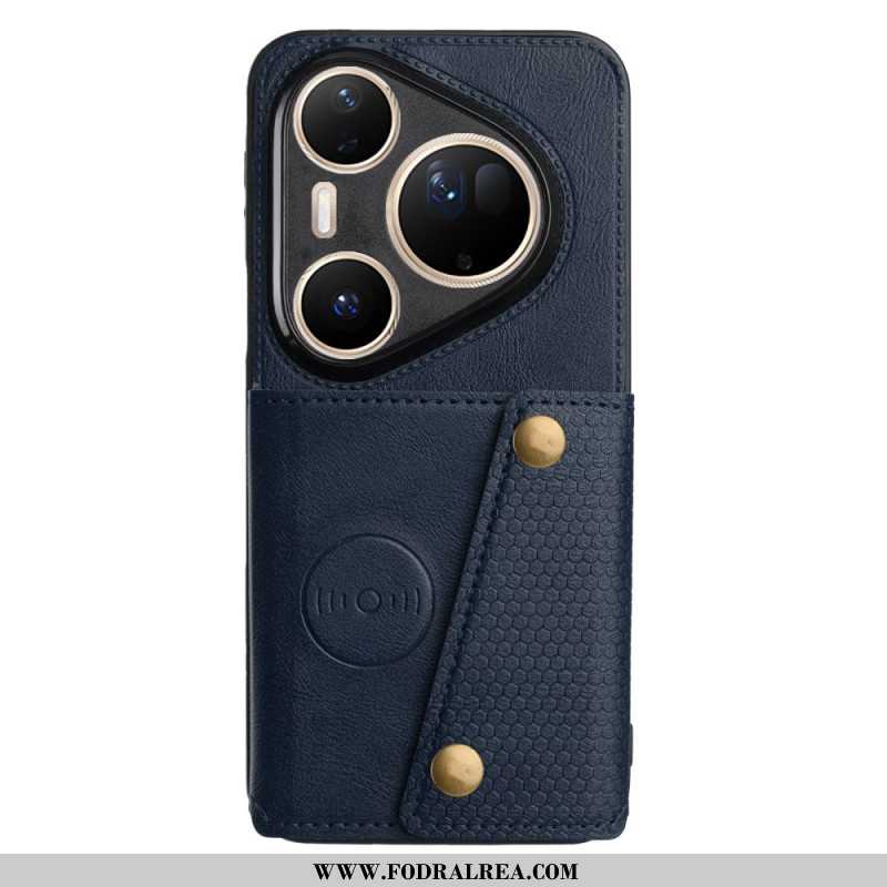 Skal Huawei Pura 80 Ultra Telefonfodral Korthållare I Lädereffekt