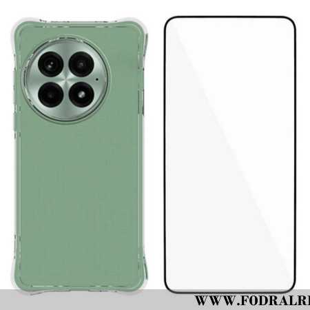 Skal Oneplus 13 Förstärkt Genomskinligt Skärmskydd Med Härdat Glas