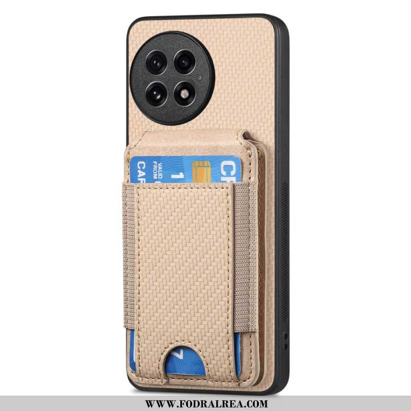 Skal Oneplus 13 Telefonfodral Korthållare Och Stativ I Kolfiber