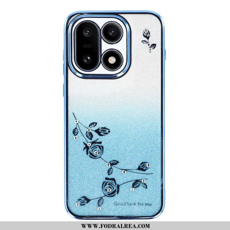 Skal Oneplus 15 Gradientblommor Och Paljetter