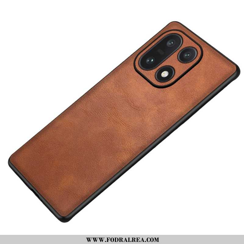 Skal Oneplus 15 Retro Lädereffekt