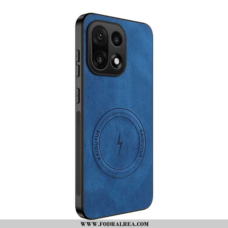 Skal Oneplus 15 Telefonfodral Magsafe-lädereffekt