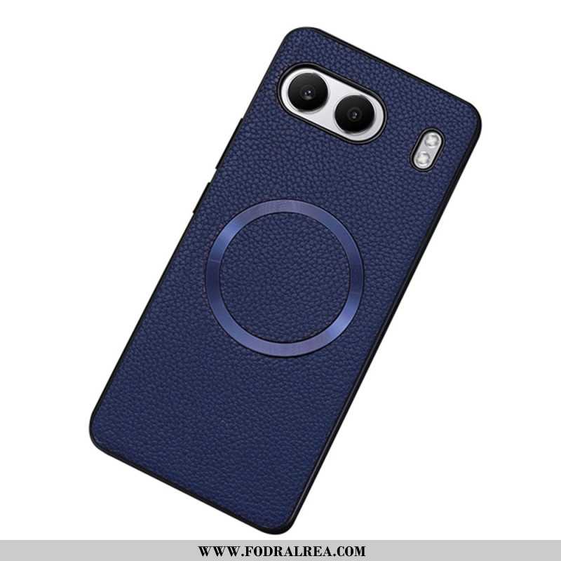 Skal Oneplus Nord 4 Litchikonläder Kompatibel Med Magsafe