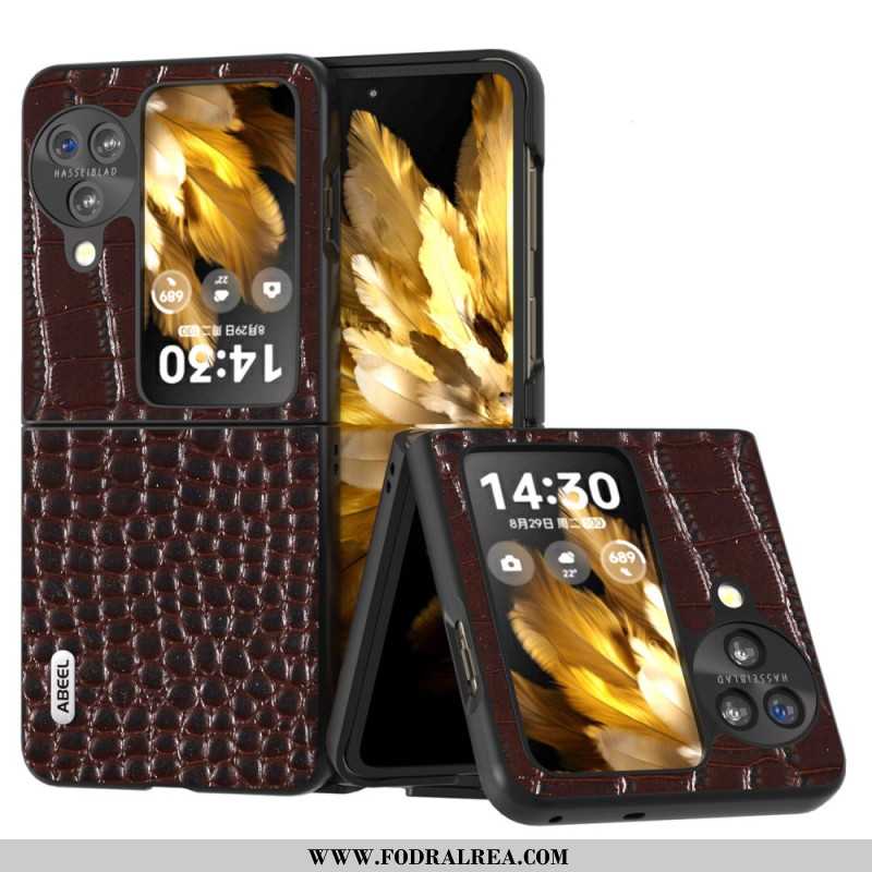 Skal Oppo Find N3 Flip Krokodilstruktur