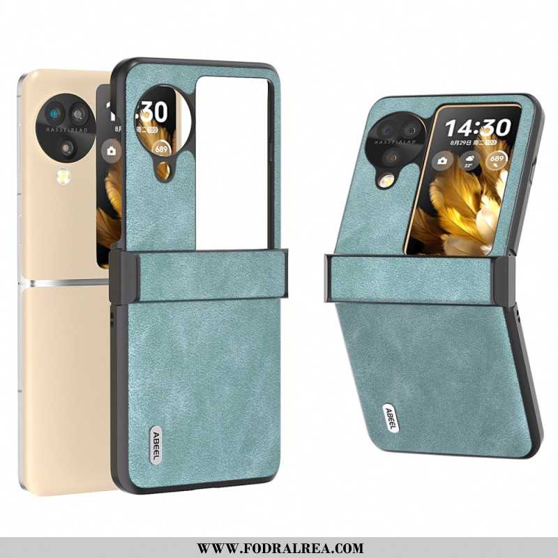 Skal Oppo Find N3 Flip Telefonfodral Retro Läderstil Abeel