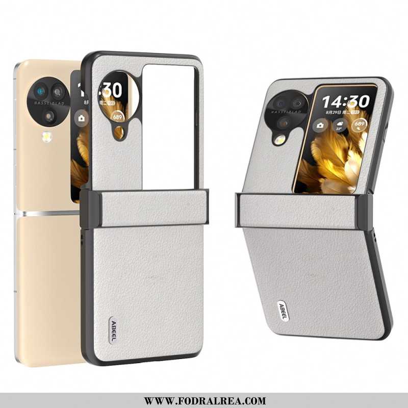 Skal Oppo Find N3 Flip Telefonfodral Texturerat Läder Abeel