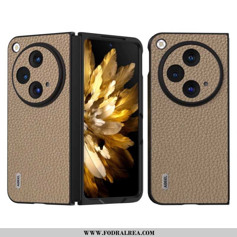 Skal Oppo Find N3 Telefonfodral Äkta Lychee Läder Abeel