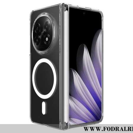 Skal Oppo Find N5 Telefonfodral Magnetisk Genomskinlig