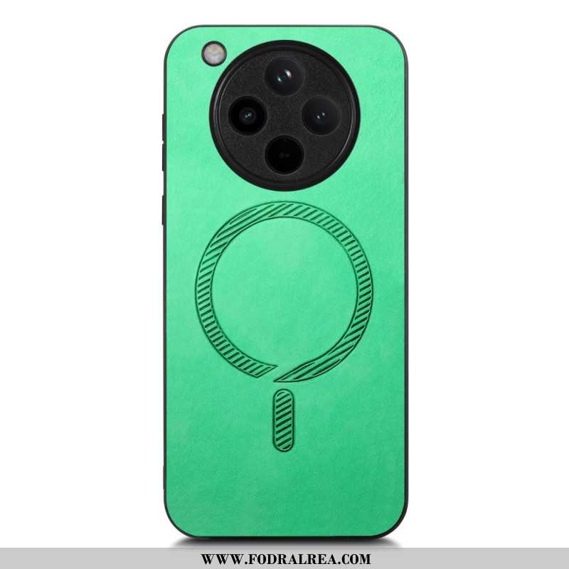 Skal Oppo Find X8 Magsafe-kompatibel Lädereffekt