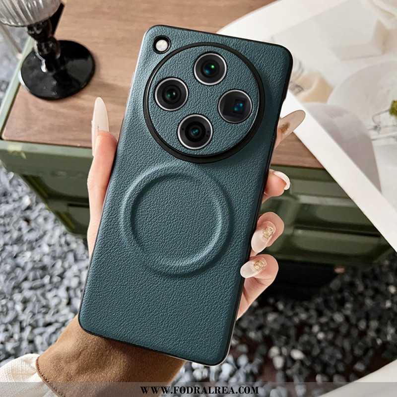 Skal Oppo Find X8 Pro Magsafe-kompatibel Lädereffekt