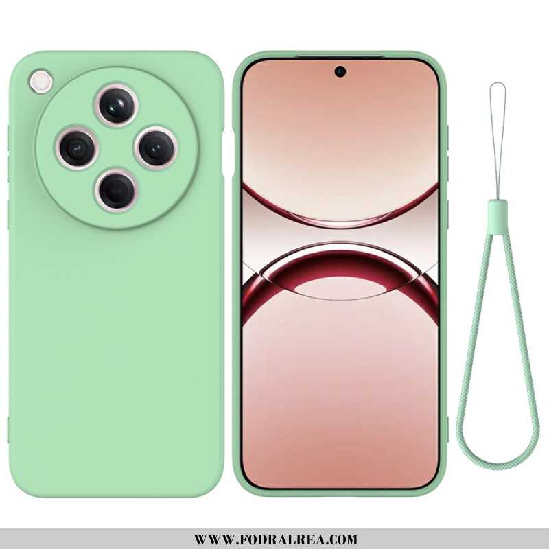 Skal Oppo Find X8 Telefonfodral Flytande Silikonrem